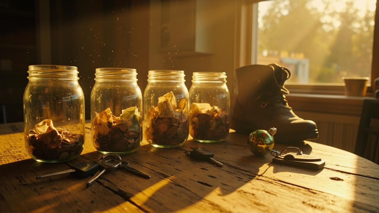 Sinking funds illustration for saving irregular expenses